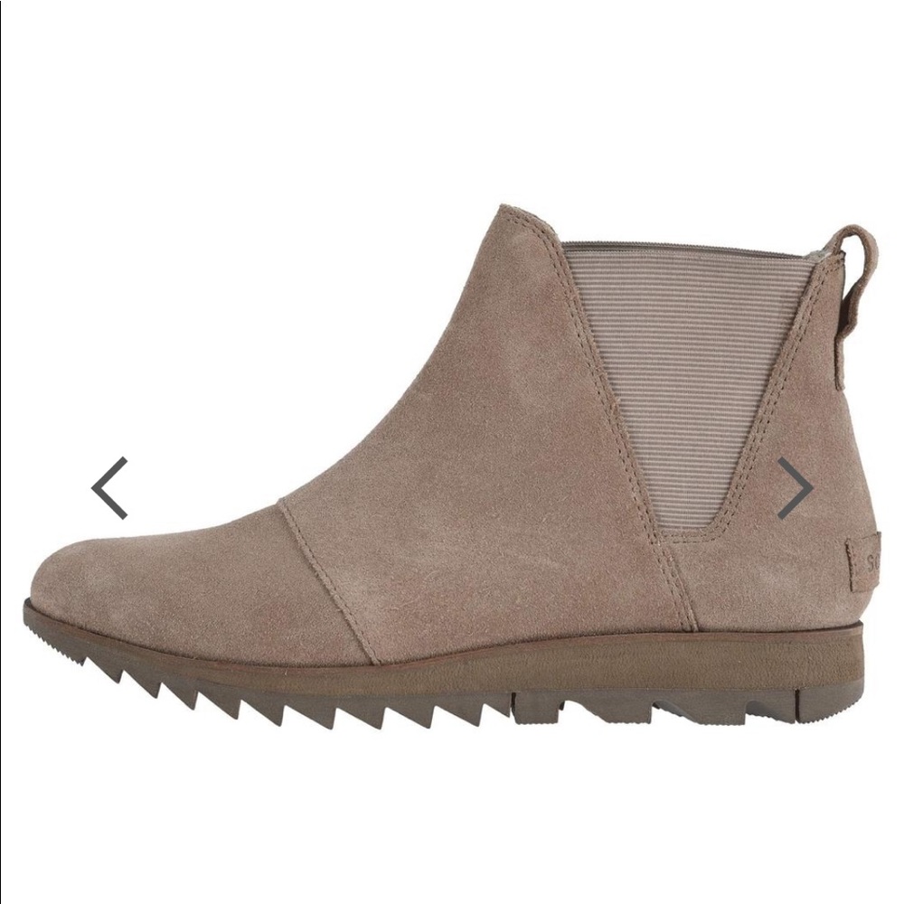 Sorel Women's Harlow Chelsea Boot in Ash Brown - Picture 5 of 9